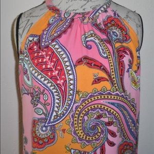 Old Navy Pink Paisley Dress